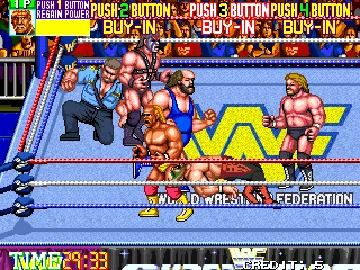 WWF WrestleFest (US) screen shot game playing